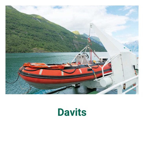 centrifugal brakes for davits